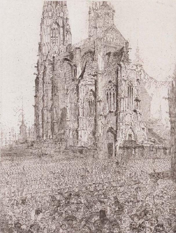 James Ensor The Cathedral oil painting image